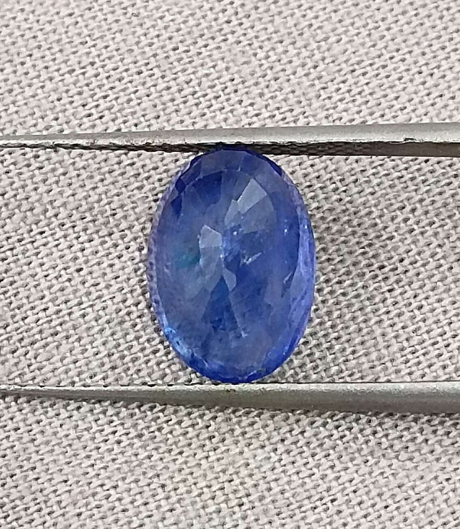 Royal Blue Sapphire 4.01ct Natural Oval Cut Loose Gemstone