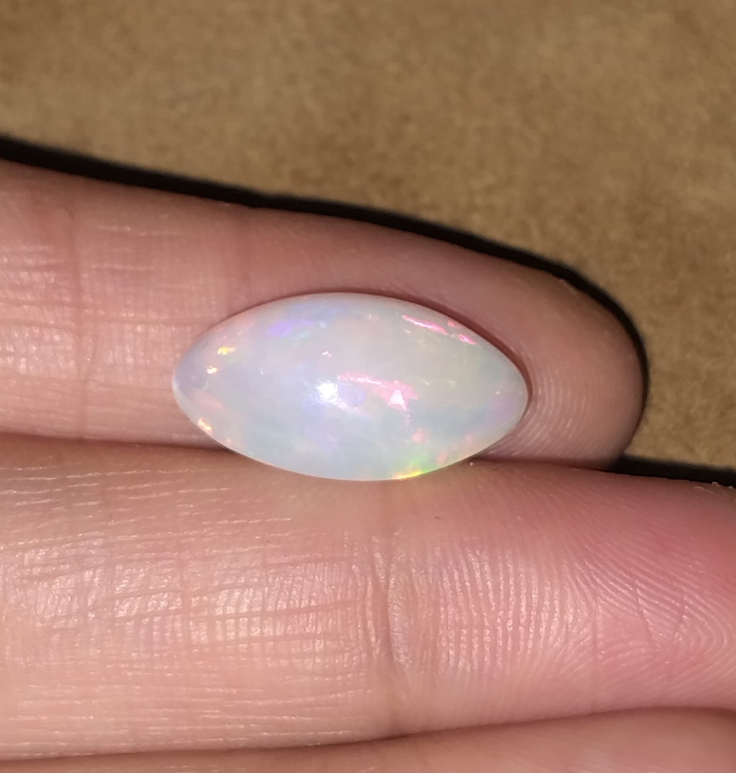 5.04ct Ethiopian Welo mine Opal, 100% Natural Earth Mined Gemstone.