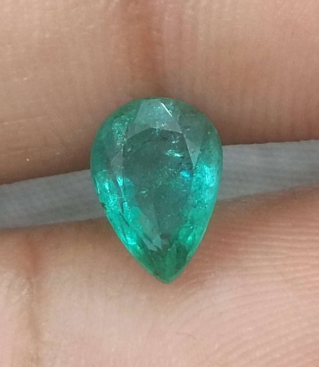 1.30ct Certified Zambian Natural Emerald.
