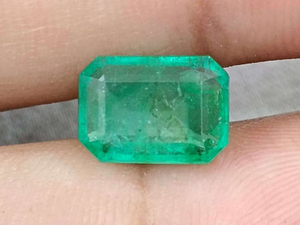 Certified 3.16ct Natural Panjshir Emerald