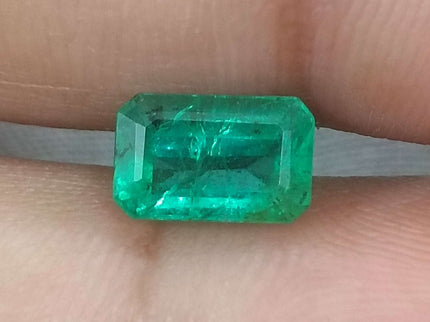 Natural Emerald 1.84ct Certified Zambian Origin Loose Gemstone