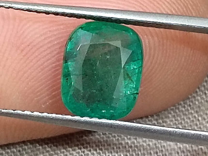 2.95ct Cushion cut Zambian Emerald Natural Cushion Cut Gemstone