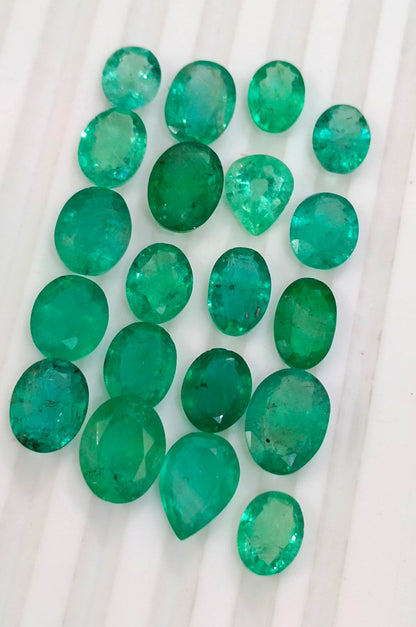 21.66ct Emerald Parcel, 100% Natural Emeralds