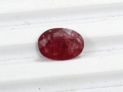2.59ct Unheated Natural Ruby Mozambique SGL Certified Wine Red Oval Loose Gemstone