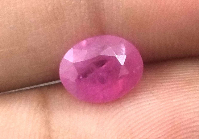 2.22ct GSI Certified Burmese Ruby Untreated Unheated Loose Gemstone