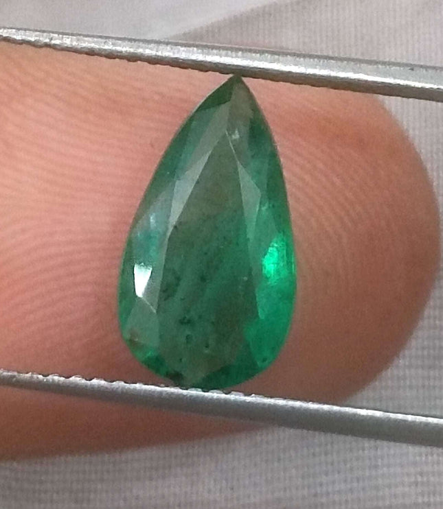 2.08ct Certified Zambian Natural Emerald Stone