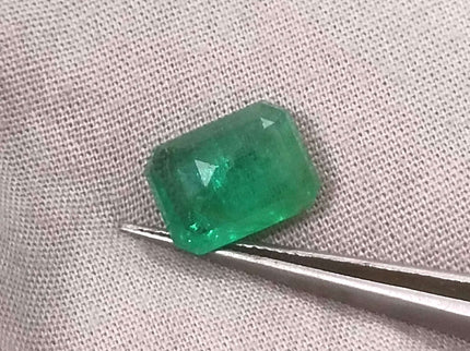 3.94ct Certified Zambian Natural Emerald Stone