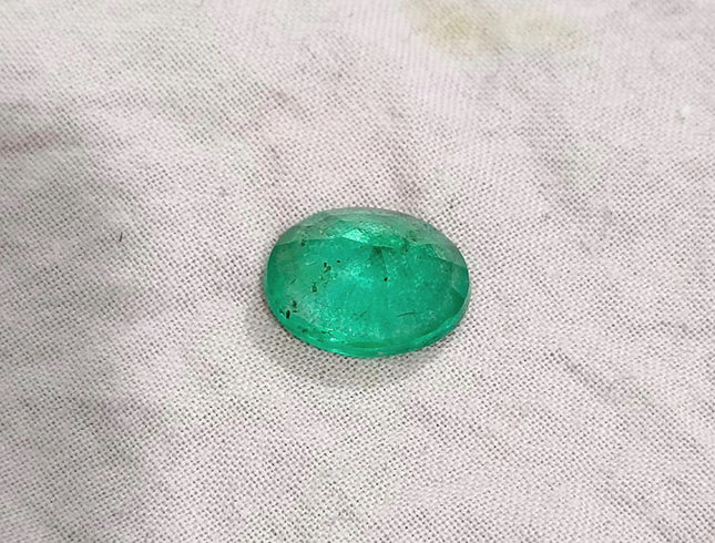 GSI Certified 2.77ct Panjshir Emerald Natural Gemstone