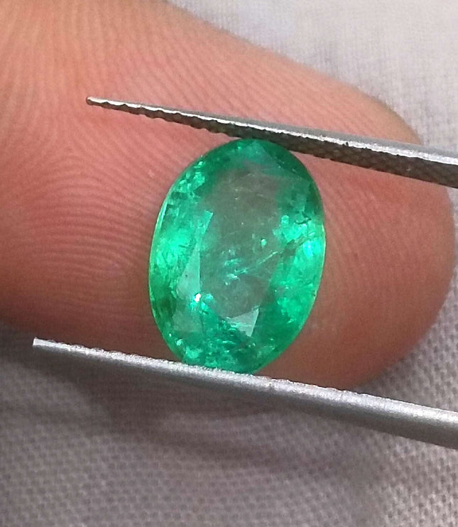 2.57ct Certified Natural Zambian Emerald