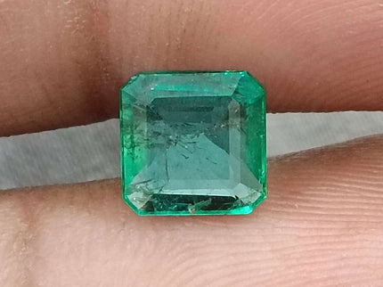 1.38ct Natural Zambian Emerald GSI Certified