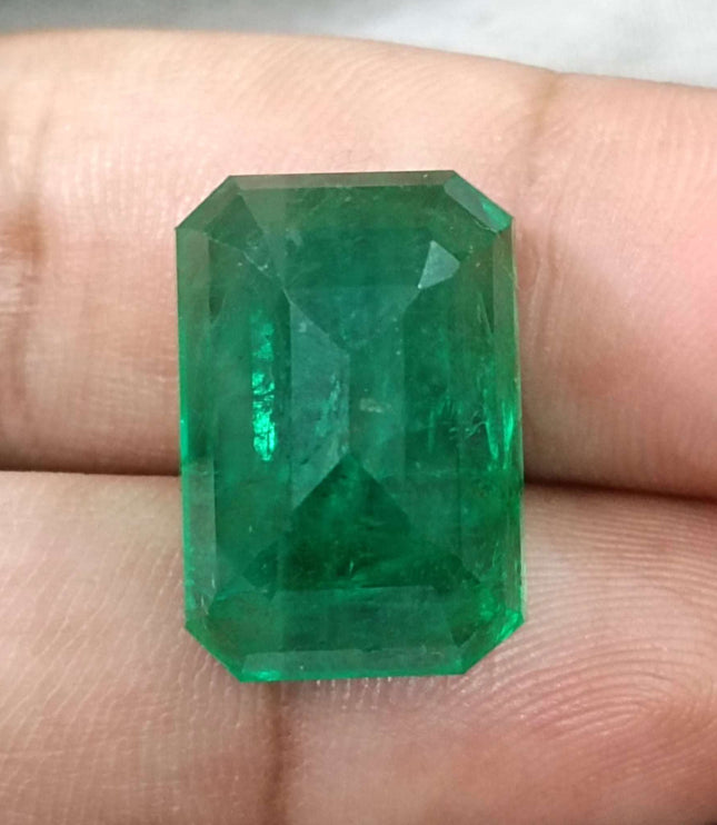 Swat Emerald 29.19ct Natural Deep Velvet Green Gemstone