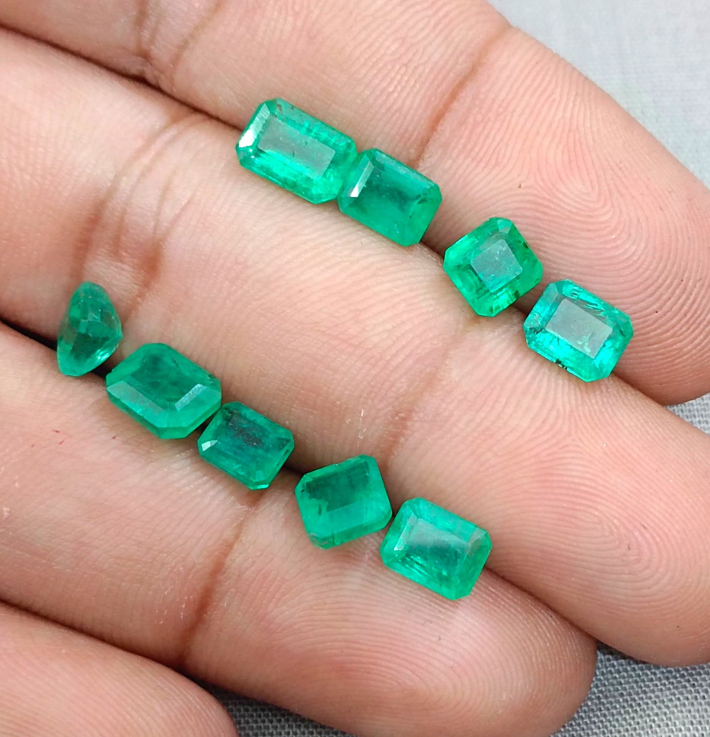 10.80ct Zambian Emerald Parcel, 100% Natural Gemstone