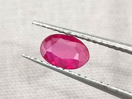 Certified 0.49ct Natural Unheated Blood Red Mozambique Ruby.