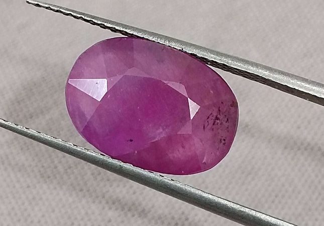 4.73ct Untreated African Ruby Natural Loose Gemstone.