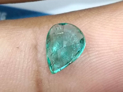 Certified 1.15ct Zambian Natural Emerald