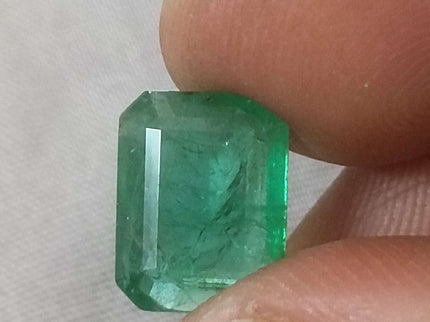 3.94ct Certified Zambian Natural Emerald Stone