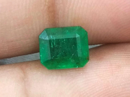 Certified 2.09ct Zambian Natural Emerald.