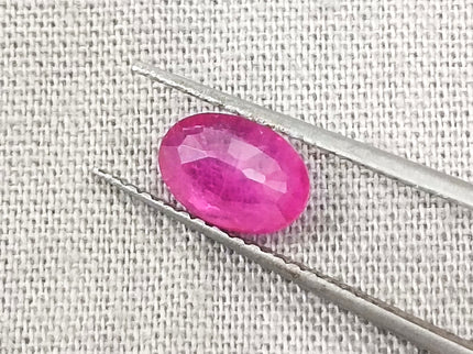 GSI Certified 0.92ct Mozambique Ruby, Natural Untreated Gemstone