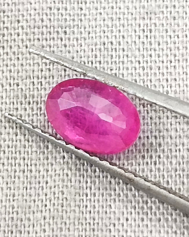 GSI Certified 0.92ct Mozambique Ruby, Natural Untreated Gemstone