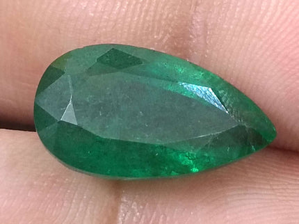 9.61ct Deep Vivid Green Natural Emerald, Earth Mined Gemstone