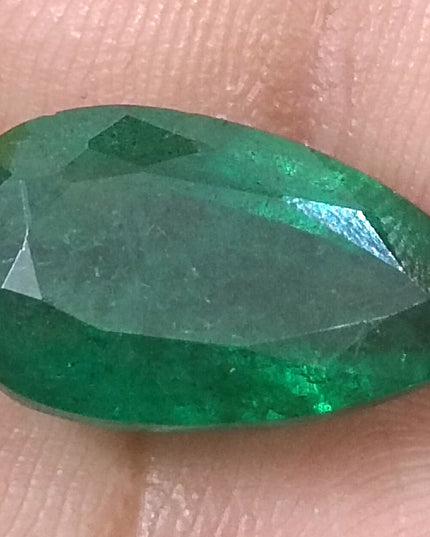 9.61ct Deep Vivid Green Natural Emerald, Earth Mined Gemstone