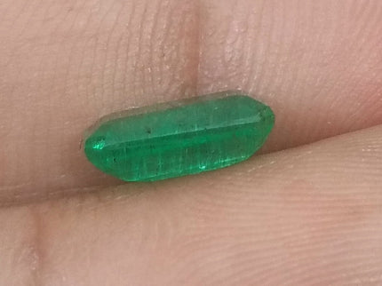 1.84ct Natural Panjshir Emerald Medium Parrot Green Octagon Gemstone