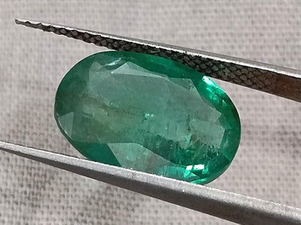 Certified 3.40ct Zambian Emerald