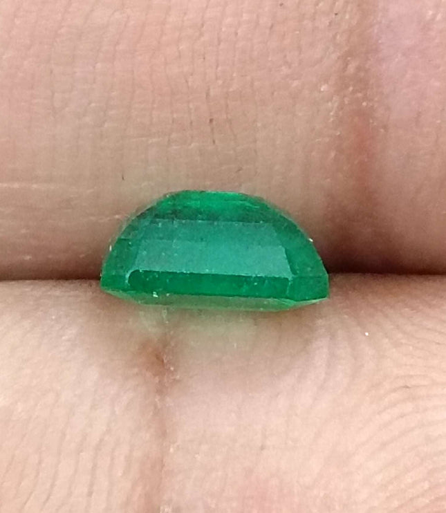 Certified 1.31ct Natural Zambian Emerald