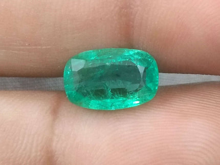2.86ct Certified Zambian Natural Emerald Stone
