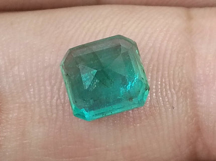 Zambian Emerald 2.61ct Certified Medium Deep Green Natural Gemstone