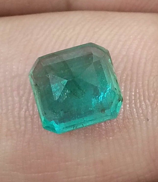 Zambian Emerald 2.61ct Certified Medium Deep Green Natural Gemstone