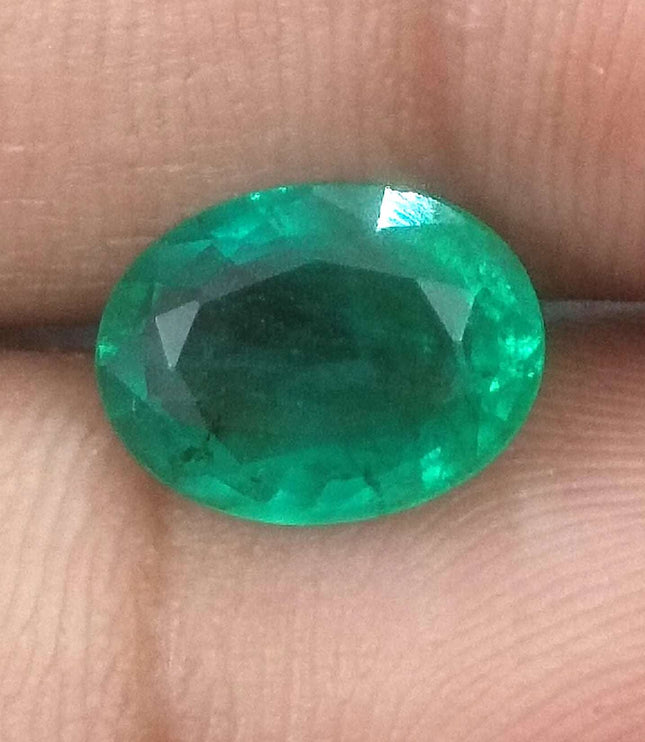 2.52ct Certified Natural Zambian Emerald Stone