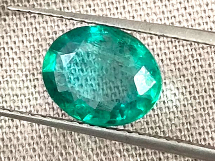 1.70ct Certified  Natural Zambian Emerald Stone