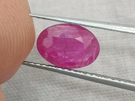 GSI Certified 1.32ct Mozambique Ruby, Natural untreated Gemstone