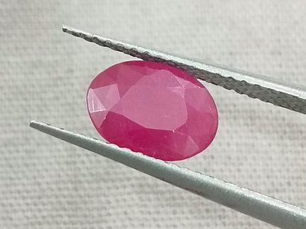 GSI Certified 1.32ct Mozambique Ruby, Natural Untreated