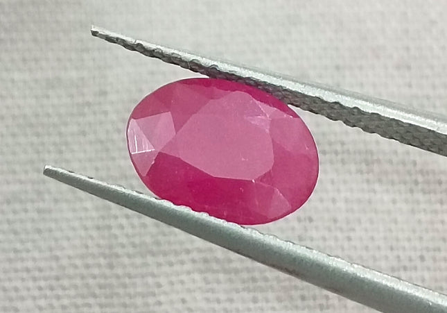 GSI Certified 1.32ct Mozambique Ruby, Natural Untreated