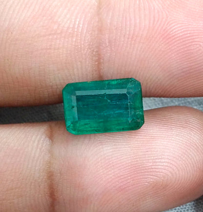 4.58ct Zambian Emerald, 100% Natural Earth Mined Gemstone