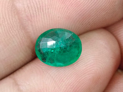 2.55ct Alpine Green Natural Emerald Octagon Cut SGL Certified