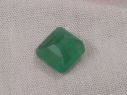Zambian Emerald 5.30ct Natural Significant Clarity Enhanced Octagon Cut Loose Gemstone