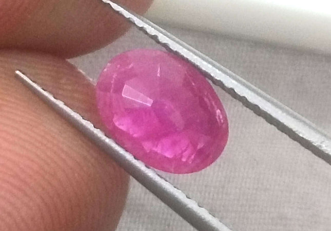 1.20ct Mozambique Red Ruby Unheated Untreated Loose Gemstone