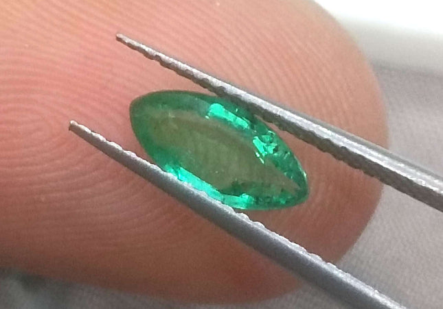 4.10ct Medium to Medium Deep Electric Green Zambian Emerald Parcel Minor Oiled Loose Gemstones