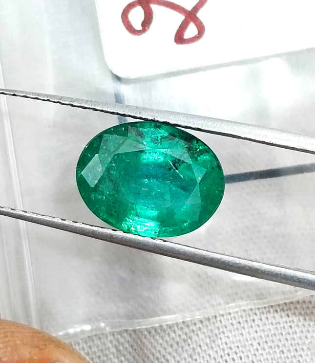Certified 2.80ct Zambian Natural Emerald.