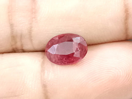 2.53ct Natural Unheated Ruby SGL Certified Mozambique