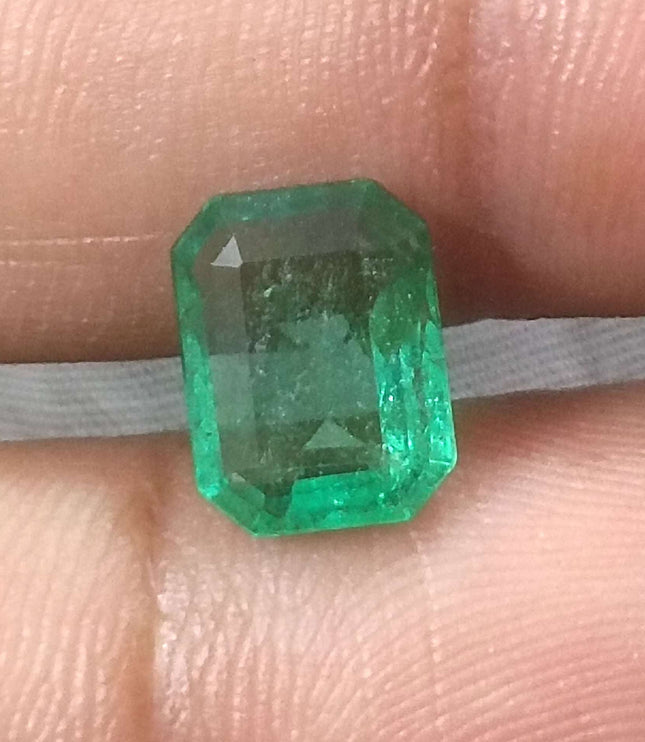 2.35ct Certified Zambian Natural Emerald Stone