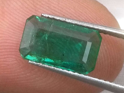 2.29ct Quality Natural Emerald, Certified Zambian Origin Octagon Cut Stone