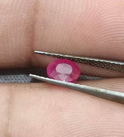 1.30ct Mozambique Ruby, 100% Natural Untreated Gemstone