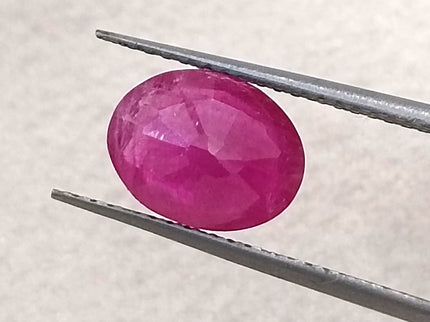 Mozambique Ruby 2.07ct Certified Natural Untreated Gemstone