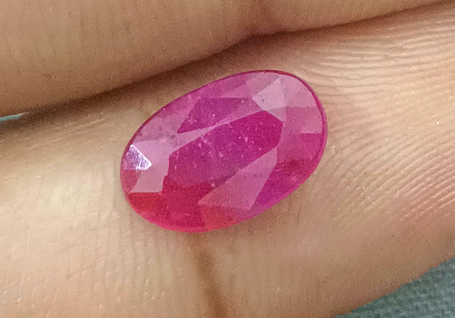 GSI Certified 1.99ct Mozambique Ruby, Natural Untreated Gemstone
