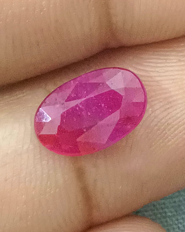 GSI Certified 1.99ct Mozambique Ruby, Natural Untreated Gemstone