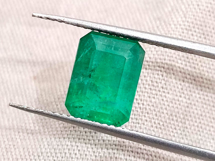2.64ct Natural Emerald - Medium Deep Spring Green - Octagon Cut - SGL Certified Gemstone